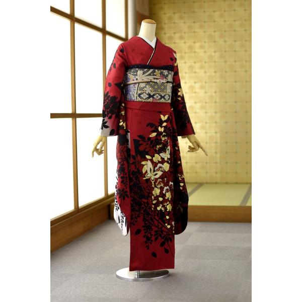 KP1781 振袖 身丈157cm 正絹 着物 成人式 KP1781 振袖 身丈157cm 正絹 着物 成人式