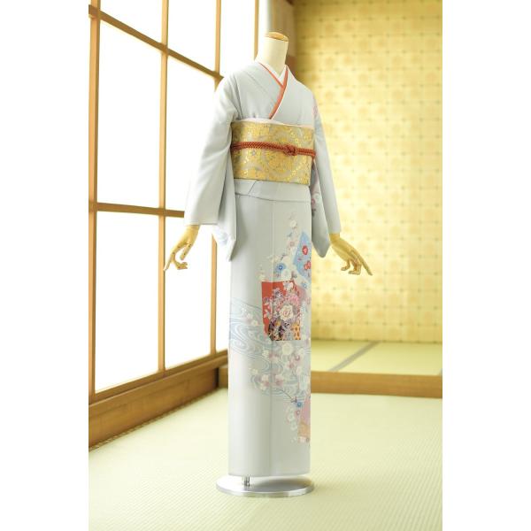 【商品番号：mh1039】※この着物は背中・両袖・腰から裾まですべて裏地が無い商品です。※ご着用おすすめ時期：5月〜9月※対応身長:149cm〜159cm位　洋服サイズ:7〜11号位まで---------------------------...