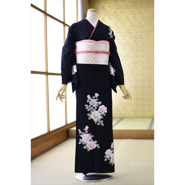 【商品番号：mh1051】【商品名：黒地野ばら】※対応身長:157cm〜167cm位　洋服サイズ:7〜13号位まで-----------------------------------------------ご注文前に下記【予約状況】を必ず...