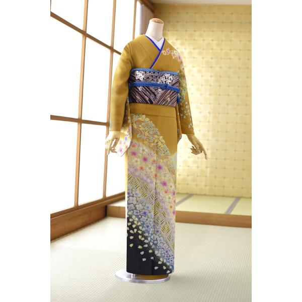 【商品番号：mh1234】【商品名：ラメ入りイエロー山の小花】※対応身長:160cm〜174cm位　洋服サイズ:7〜13号位まで-----------------------------------------------ご注文前に下記【予...