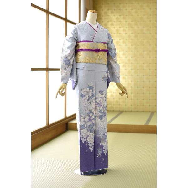 訪問着　帯　のみ　清楚な雰囲気　金駒刺繍　着物　入学式　卒業式　七五三　H9 frou-frou_mh2049