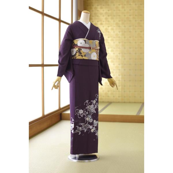 訪問着 レンタル 卒業式 母 着物 高級正絹 身長151cm〜163cm位