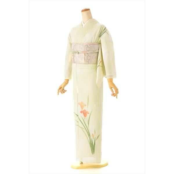 夏用絽訪問着 あやめ 身長 145cm〜157cm位 レンタル 訪問着 絽
