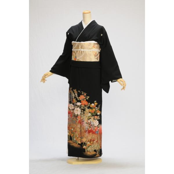 未使用近い　ほぼ美品　袷　正絹　作家　黒留袖　フルセット　身丈164 裄丈69 b109 特選作家作品 黒留袖 5点フルセット身丈161裄丈68 - メルカリ