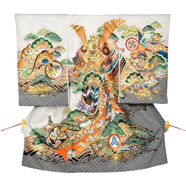 【商品番号：mub1013】お宮参り 産着(初着)お参り日は産後で男子は31日〜32日、女子は32日〜33日が良いとされています。地方によっては異なる場合もございますので30日前後でのお参りが一般的です。季節や天候、母子の体調によって調節さ...