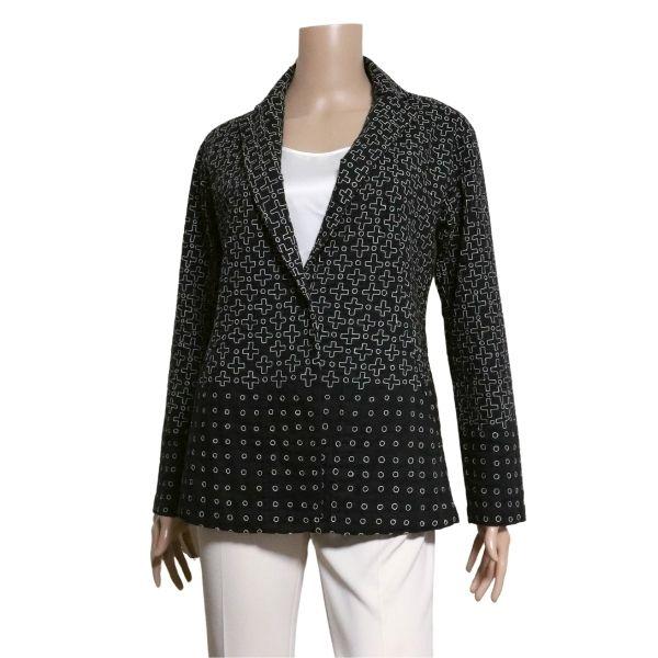 美品】ISSEYMIYAKE HaaT チェック テーラード ジャケット 薄手