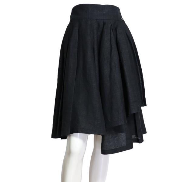 Y's ワイズヨウジヤマモトギャザーラップスカート