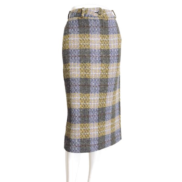 美品/モスキーノ MOSCHINO タイトスカート 表記 9号 M 相当 黄色  