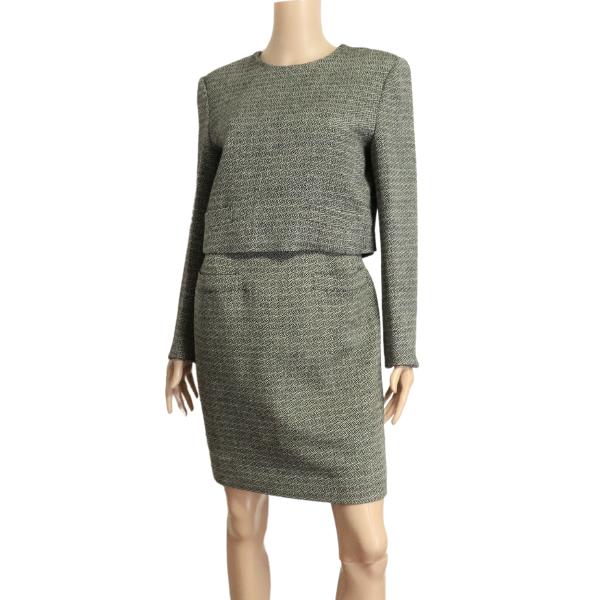 美品☆Christian Dior☆ウール☆ニット☆キーネック☆ワンピース