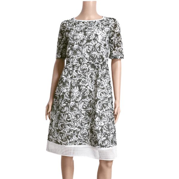 YUKI TORII 新品同様/ユキトリイ フレアワンピース 表記 38号 9号 相当  