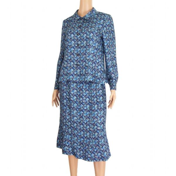 新品同様/レリアン Leilian ブラウス/スカートセットアップ イタリア製  