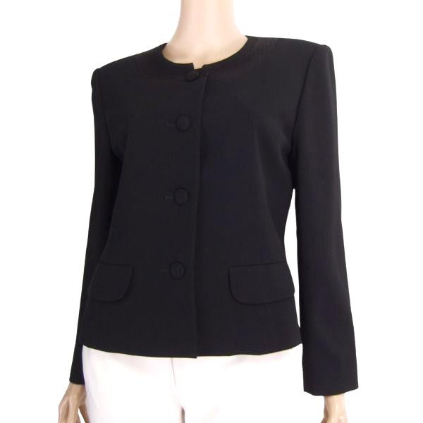 YUKI TORII 美品/ユキトリイ フォーマル ジャケット 表記11号 L相当 黒  