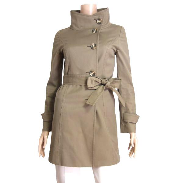 INDIVI 美品/インディヴィ スタンドカラーコート 小さいサイズ 表記 36  