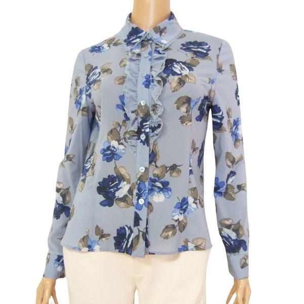 HANAE MORI 新品同様/ハナエモリ ブラウス 表記 38号 9号 相当
