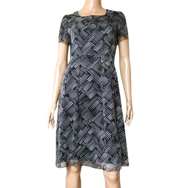 美品/アリスバーリー Aylesbury ワンピース 表記 11号 L 相当 黒系  