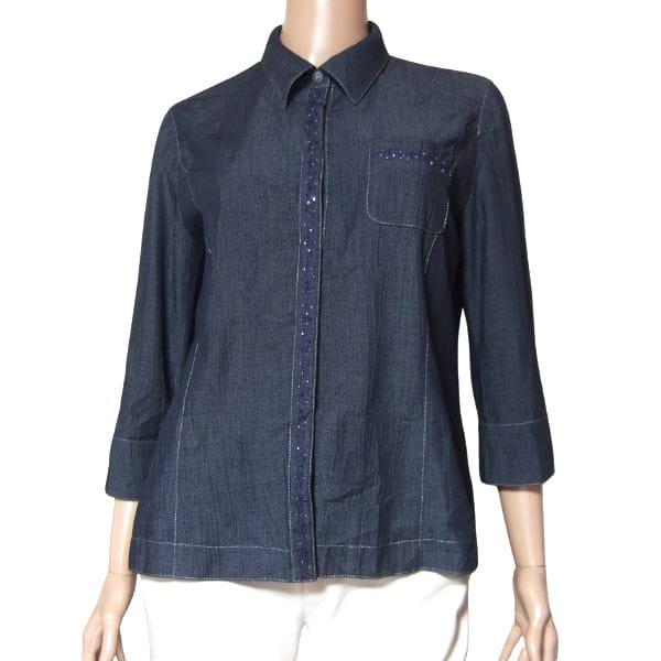 Leilian（レリアン） 美品/レリアン ブラウス 表記 11号 L 相当 古着 