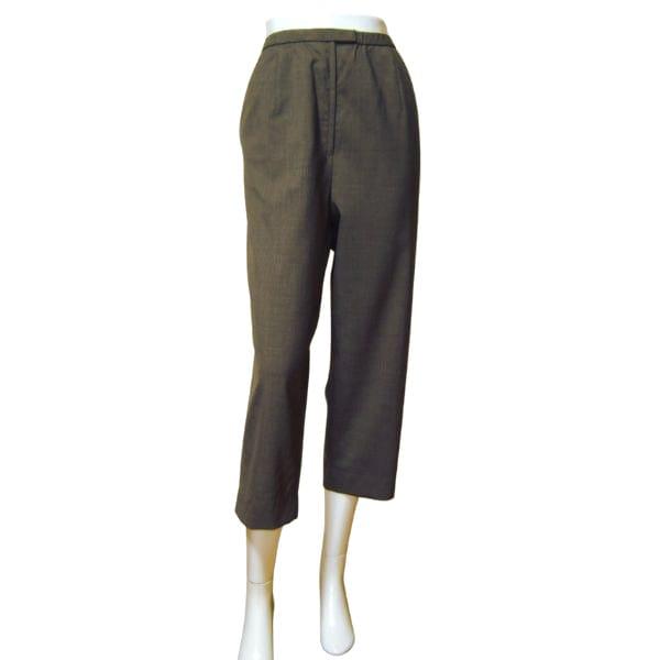 Leilian（レリアン） 美品/レリアン 半端丈パンツ イタリア製生地 