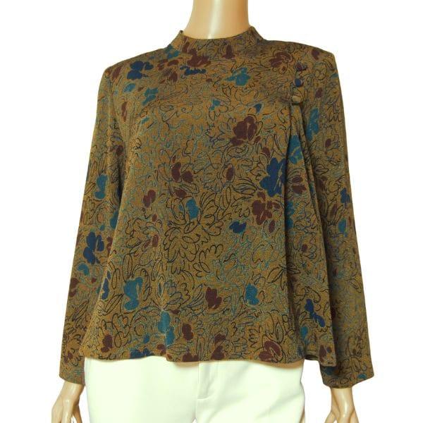 新品同様/詩仙堂 ヒトシタムラ カットソー ちりめん素材 9号 М 38号