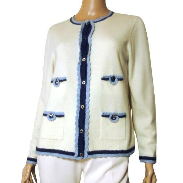 Leilian（レリアン） 美品/レリアン ニットカーディガン カシミヤ100