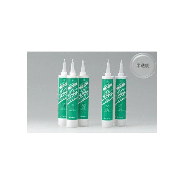 シリコンシーラント シーリング材 防カビ入コーキング材 ｓ 100ｊ クリアn 173 Frp素材屋さん 通販 Yahoo ショッピング