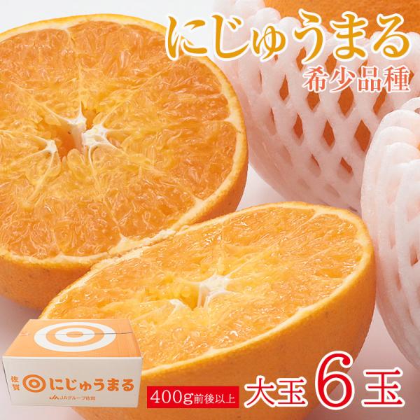 送料無料 優品・秀品 にじゅうまる 大玉サイズ 6玉 400g前後以上 佐賀県産 佐賀県 佐賀 みかん 国産 希少 ご家庭用 みかん ご自宅用 果物 くだもの フルーツ