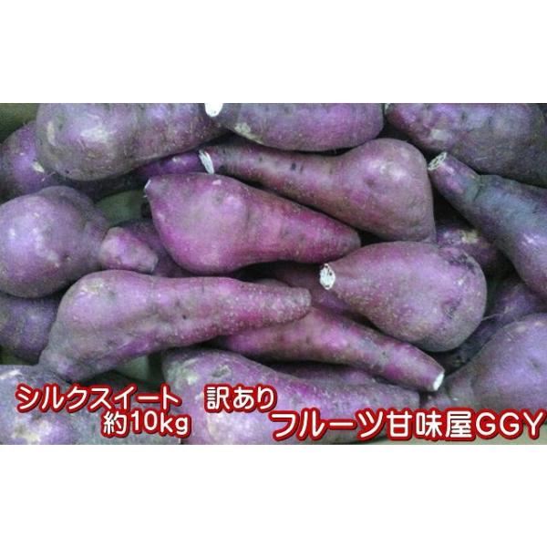 トロットロ♪まるでスイーツ蜜芋　シルクスイート絹のような食感お得な訳あり品　たっぷり箱込10キロさつまいも・シルクスイート・熊本・送料無料・新物・蜜芋・スイートポテト・スイーツ・トロトロ・甘い