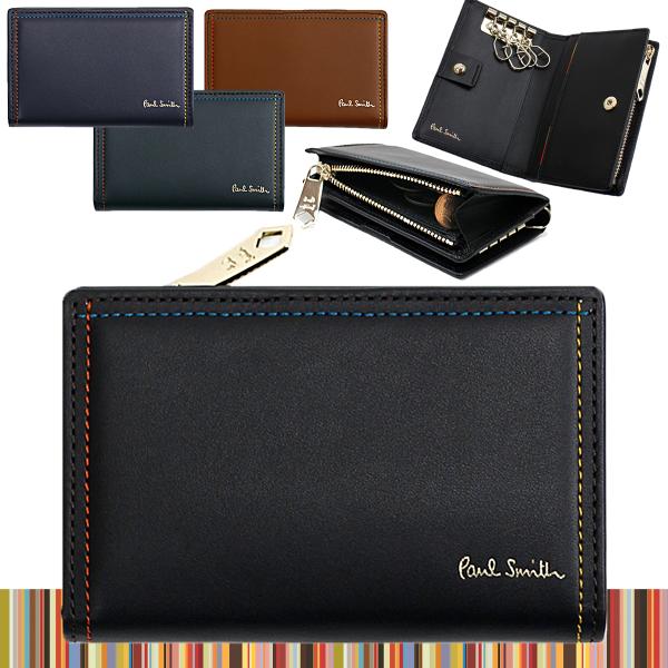 ポールスミス Paul Smith メンズ 小銭いれ付き キーケース カード