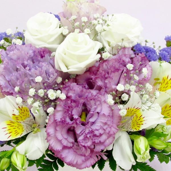 供花 白と紫のトルコキキョウのお供えアレンジメント 命日 お悔やみに Buyee Buyee Japanese Proxy Service Buy From Japan Bot Online