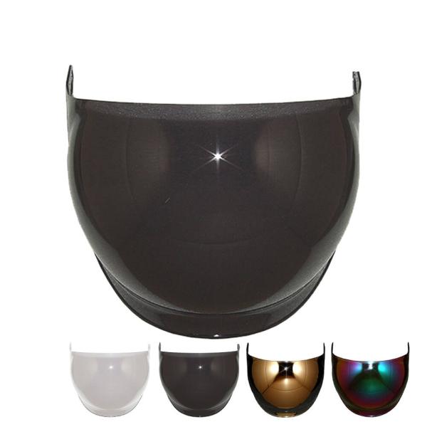 MAX-56W スペアシールド スモーク シルバーミラー レインボーミラー / 交換 パーツ 部品 ハーフへルメット FS-JAPAN 石野商会