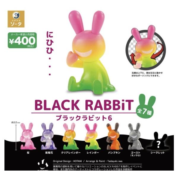 BLACK RABBiT ブラックラビット　初回限定生産　バラ売り禁止 BLACK RABBiT6 （ブラックラビット6） 全7種セット カプセルトイ
