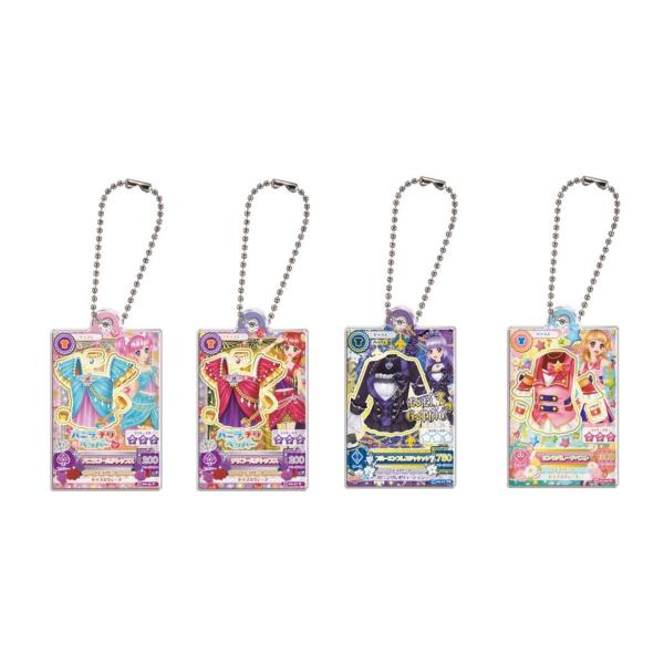 アイカツ！×プリパラ だれでもアクリルチャーム2 4種セット BANDAI