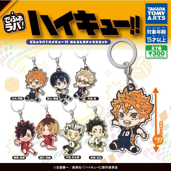 単品 でふぉラバ! ハイキュー!! めじるしガチャマスコット 【在庫品】
