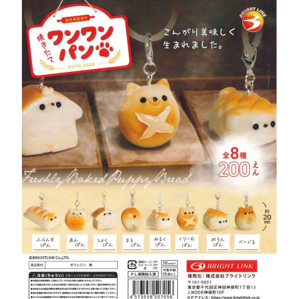 焼きたてパン！お買得セット6/29発送☺︎パン 焼きたてワンワンパン 全8種セット コンプリート【在庫品】 : F&S