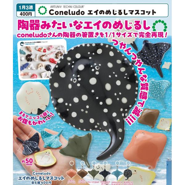 ATC Coneludo エイのめじるしマスコット 全6種セット 【2027年1月予約/コンプリート】