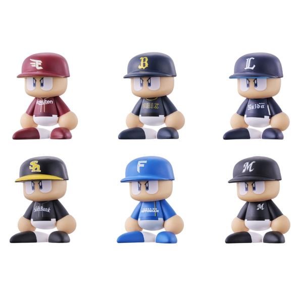 パワフルプロ野球　パシフィックリーグ　フィギュア6球団コンプリート 野球ゲーム『パワフルプロ野球』パシフィック・リーグ6球団の