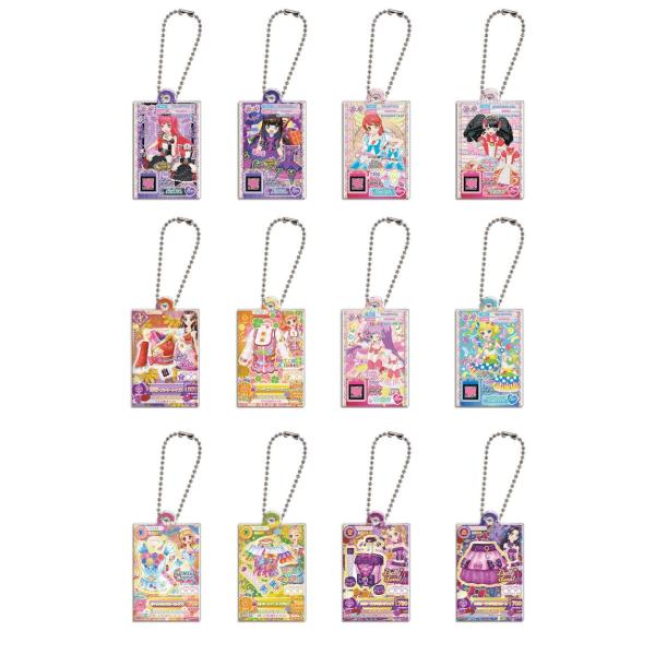 アイカツ！×プリパラ だれでもアクリルチャーム1 全12種セット BANDAI