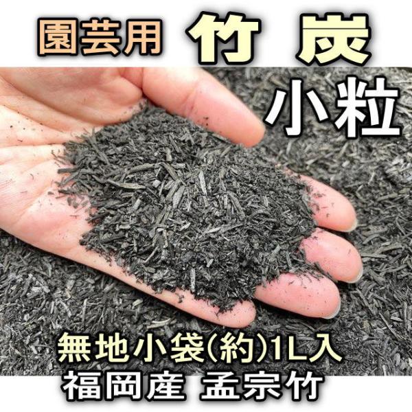 小袋-竹炭-小粒-1L[無地袋]＊多肉植物・塊根植物コーデックス
