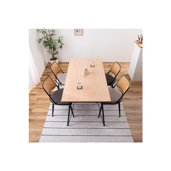 ダイニングテーブル スチール おしゃれ インダストリアル PT-338NA : f