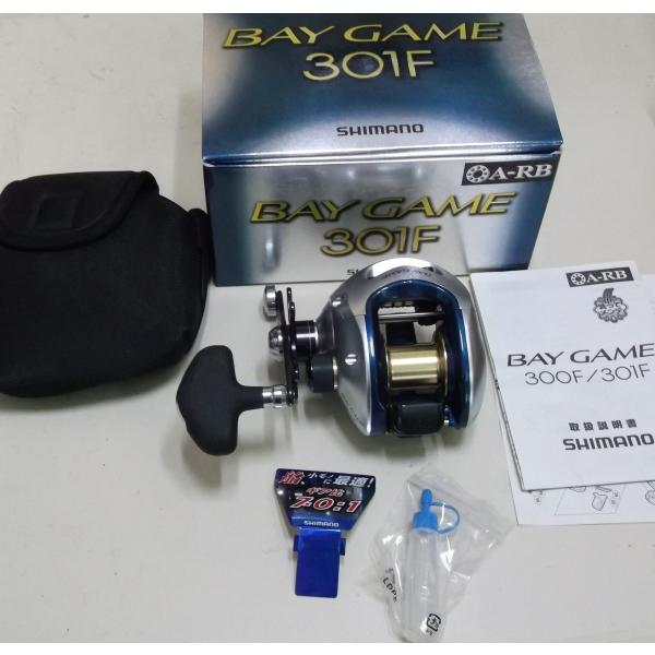 送料無料！ベイゲーム３０１Ｆリール、左巻き　持ち越しモデルお買い得！！ シマノ 送料無料！！お買い得！！シマノ(SHIMANO) ベイゲームF