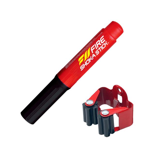 FSS50秒タイプと便利な専用ホルダー(ネジタイプ)のセットパッケージ■FIRE SHOKA STICKの特徴・有害な残留物を残さず「汚れない消火」が可能・一般的な消火器(5kg)の5.3％の重量(265ｇ)・法定点検が要らないメンテナンス...