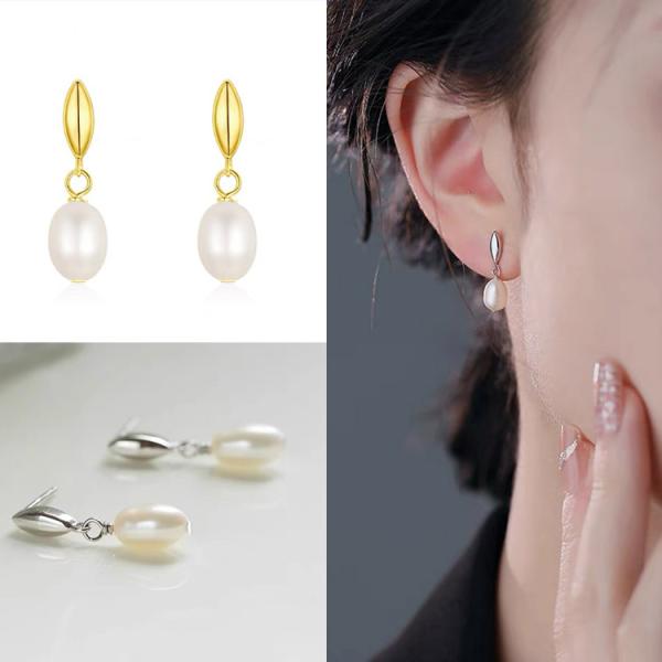 ピアス 18金 仕上げ 小ぶり パール 揺れる 韓国ファッション アレルギー対応 ポイント消化 誕生日 母の日 プレゼント 爆買