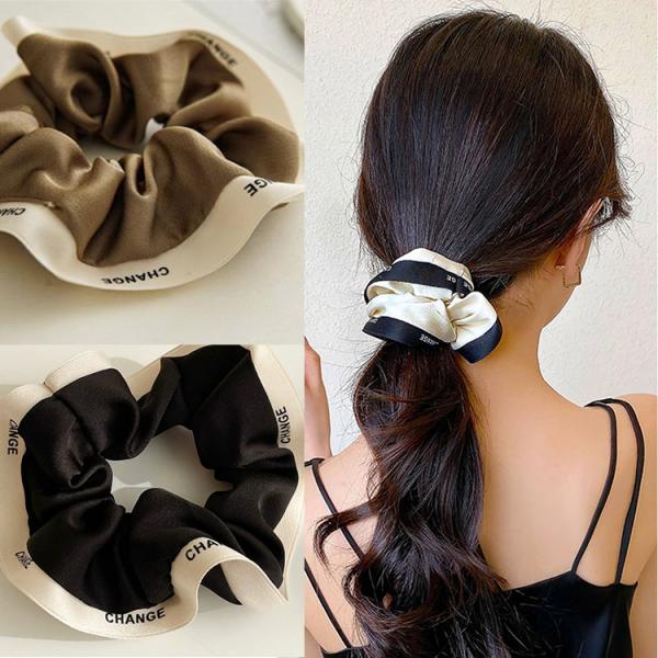 シュシュ ヘアゴム 髪留め ヘアアクセサリー ブレスレット まとめ髪 おしゃれ ヘアアレンジ 髪飾り シンプル 上品 かわいい