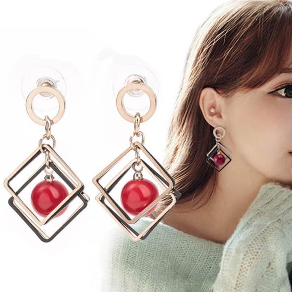 ピアス レディース ロングピアス 揺れる アレルギー対応 ポイント消化 誕生日 母の日 プレゼント 爆買