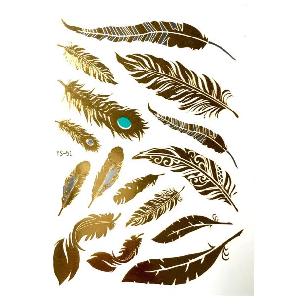 ポイント10倍 YS-51今話題のフラッシュタトゥーアソート キラキラ FLASH TATTOOS タトゥーシールサイズ14.5cm×19.5cm