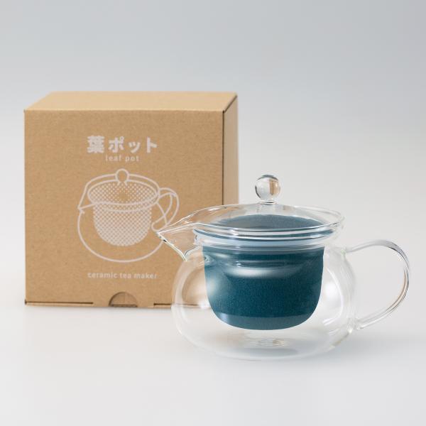 セラミックティーポット 葉ポットpeacock green : 二子玉川 蔦屋 セラミックティーポット 葉ポットpeacock green : 二子玉川 蔦屋