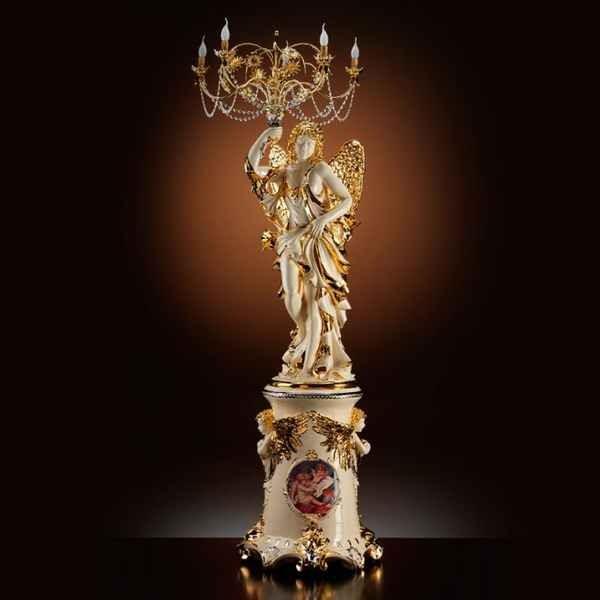 イタリア製ロココ調ヴィンテージ 天使のランプ