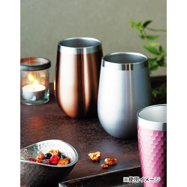 他サイト： PREMIERE AOYAMA(プルミエール アオヤマ)　リュクス　ペアメタルサーモラウンドタンブラー　350ml　2Pセット　51431の商品画像