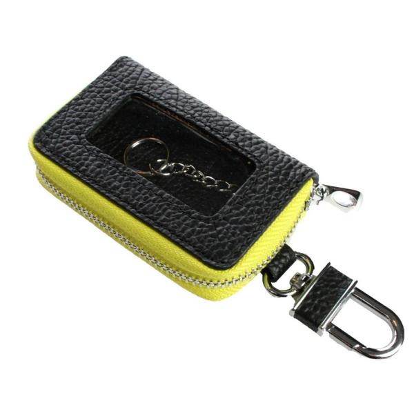 他サイト： AWESOME(オーサム)　スマートキーケース　クリア窓付き　ブラック×ライム　ASK-CM017の商品画像