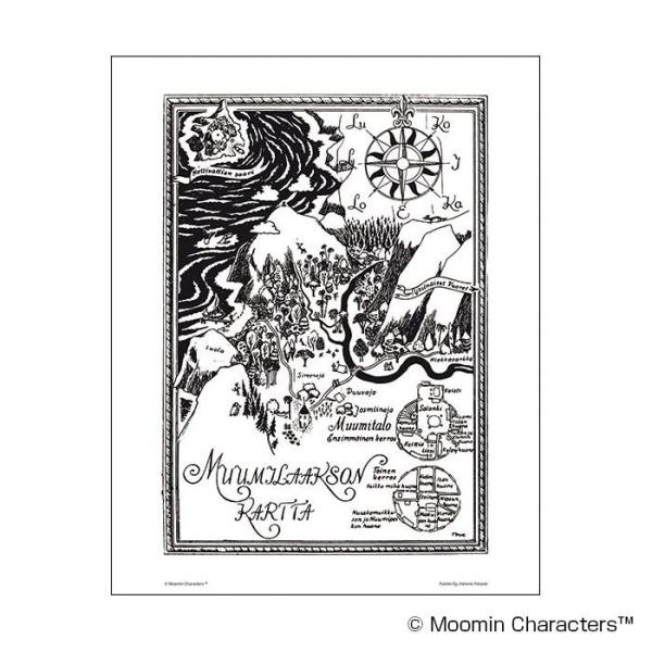 ポスター 地図 英語 レトロ 原画調デザイン キャラクター