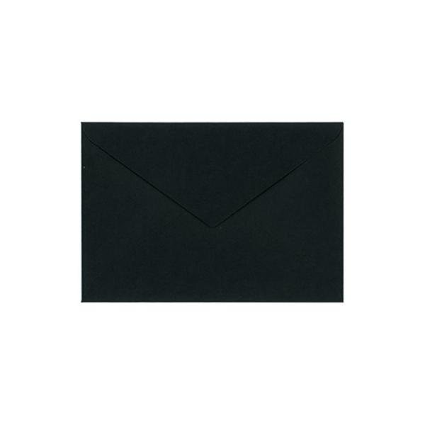 封筒 手紙 A5カード ダイヤ貼り シンプル 文房具 PAPER PALETTE ペーパーパレット 洋2封筒 ビオトープ ポルトブラック 50枚